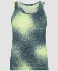 Wimbledon Sport*Womens Spray Performance Tank - Lime