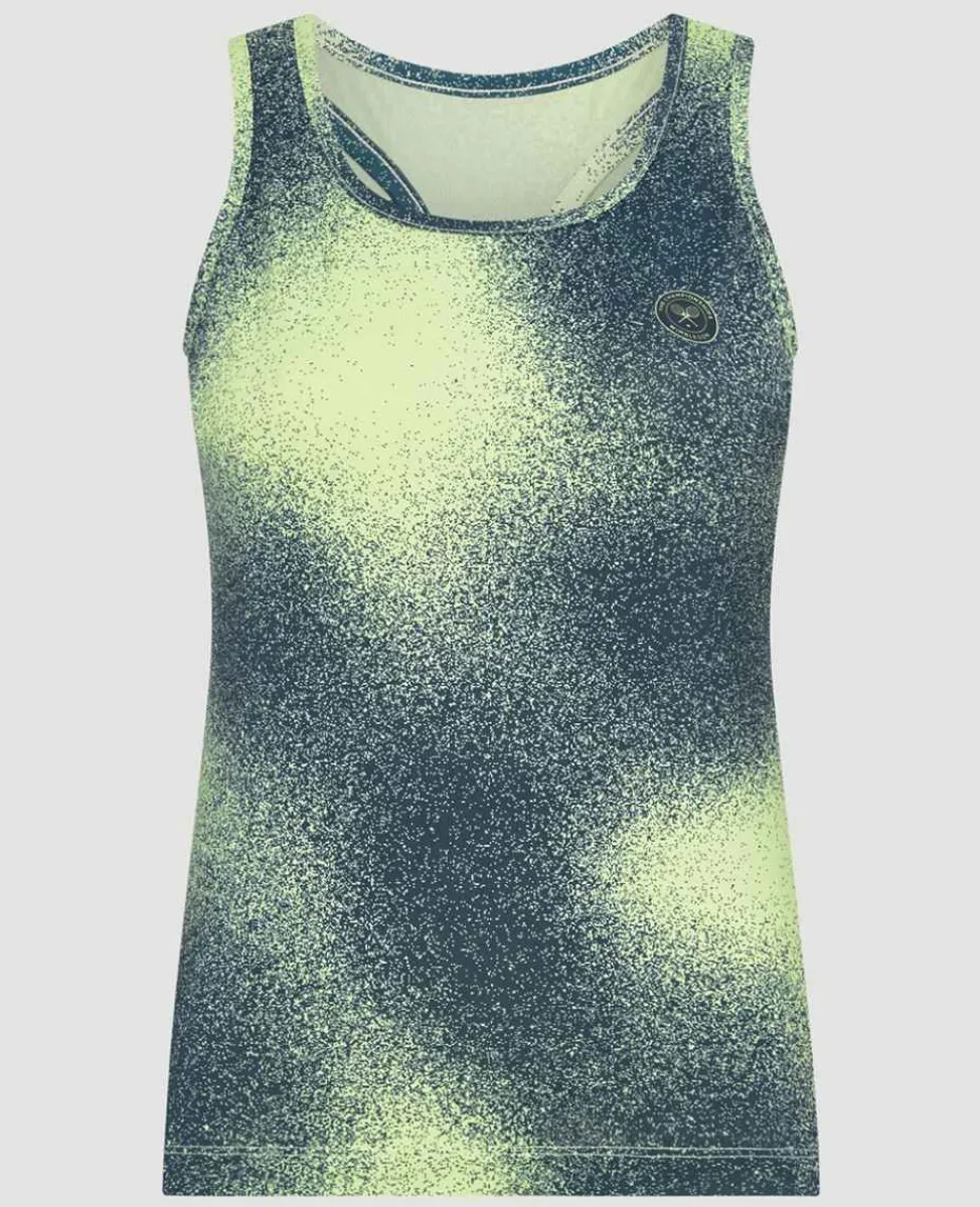 Wimbledon Sport*Womens Spray Performance Tank - Lime
