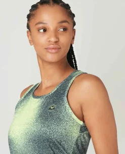 Wimbledon Sport*Womens Spray Performance Tank - Lime