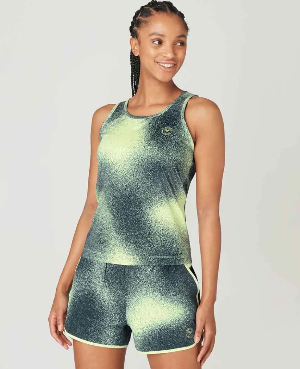 Wimbledon Sport*Womens Spray Performance Tank - Lime