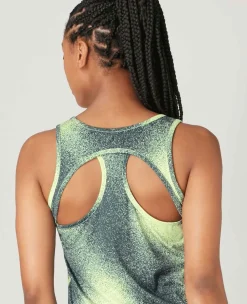 Wimbledon Sport*Womens Spray Performance Tank - Lime