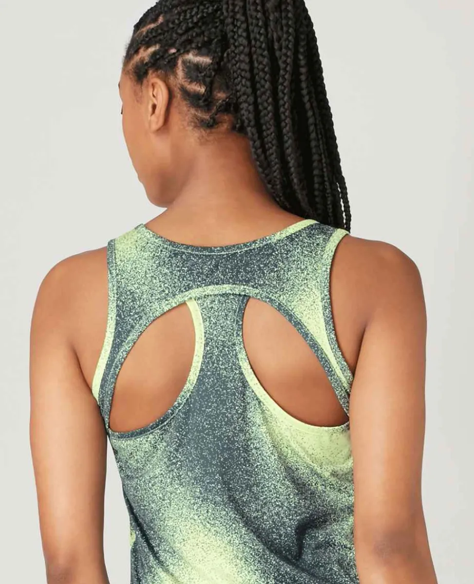 Wimbledon Sport*Womens Spray Performance Tank - Lime