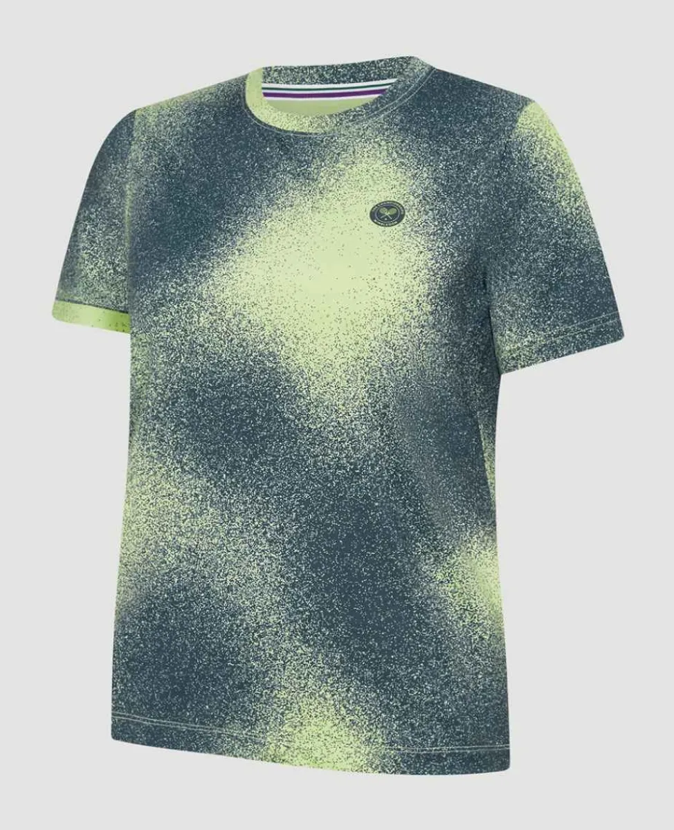 Wimbledon Sport*Womens Spray Performance T-Shirt - Lime
