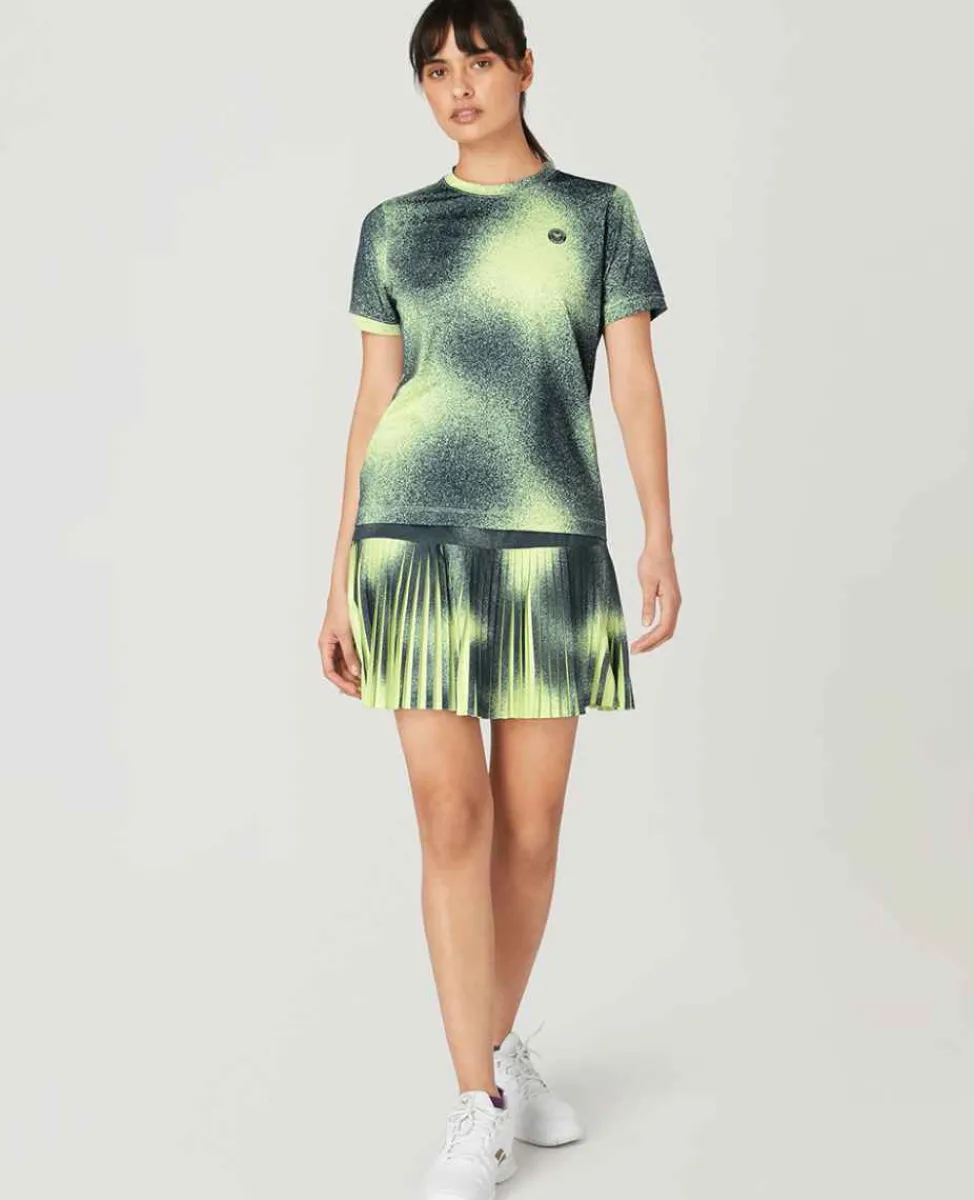 Wimbledon Sport*Womens Spray Performance T-Shirt - Lime
