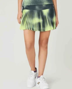 Wimbledon Sport*Womens Spray Skort - Lime