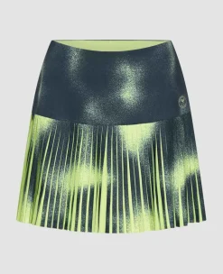 Wimbledon Sport*Womens Spray Skort - Lime