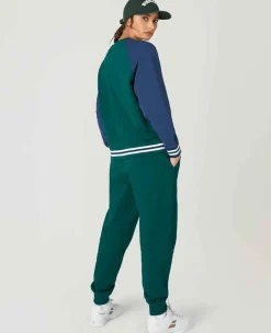 Wimbledon Sweatshirts*Womens Varsity Sweatshirt - Green