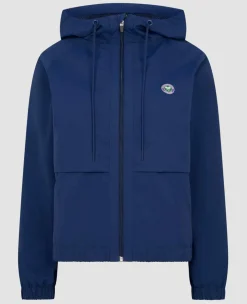 Wimbledon Sport*Womens Water Resistant Hooded Jacket - Navy