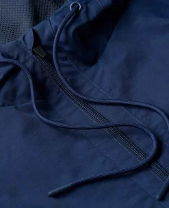 Wimbledon Sport*Womens Water Resistant Hooded Jacket - Navy
