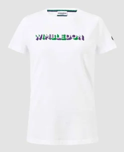 Wimbledon Tops & T-Shirts*Women's Shadow Print T-Shirt - White