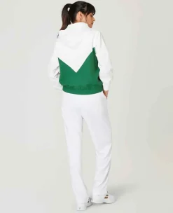 Wimbledon Sport*Womens Windbreaker Green & White