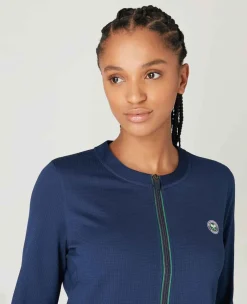 Wimbledon Sport*Womens Zip Jacket - Navy
