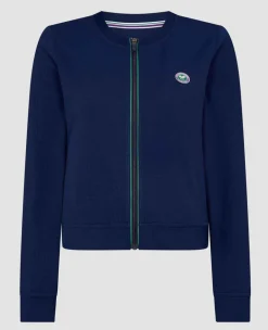 Wimbledon Sport*Womens Zip Jacket - Navy