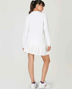 Wimbledon Sport*Womens Zip Jacket - White