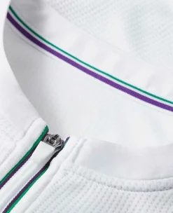 Wimbledon Sport*Womens Zip Jacket - White