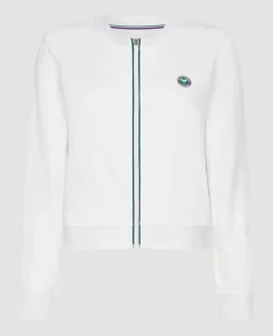 Wimbledon Sport*Womens Zip Jacket - White